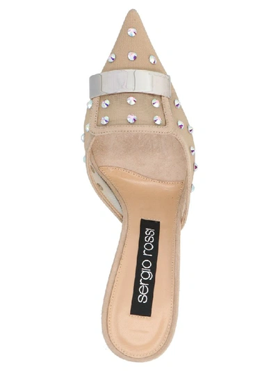 Shop Sergio Rossi Women's Beige Sandals