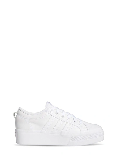 Shop Adidas Originals Adidas Women's White Leather Sneakers