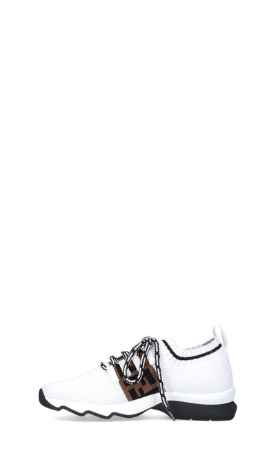 Shop Fendi Women's White Synthetic Fibers Sneakers