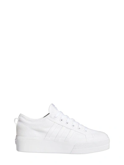 Shop Adidas Originals Adidas Women's White Leather Sneakers