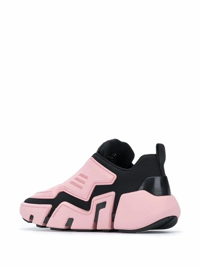 Shop Prada Women's Pink Polyurethane Sneakers