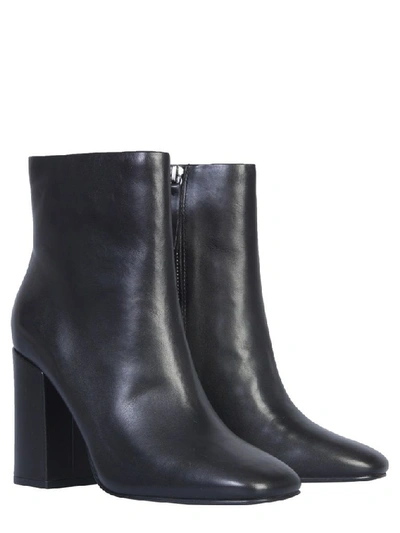 Shop Ash Women's Black Leather Ankle Boots