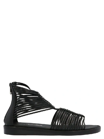 Shop Ann Demeulemeester Women's Black Sandals