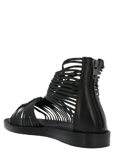 Shop Ann Demeulemeester Women's Black Sandals