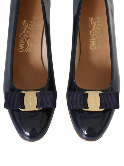 Shop Ferragamo Salvatore  Women's Blue Heels