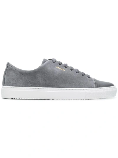 Shop Axel Arigato Men's Grey Suede Sneakers