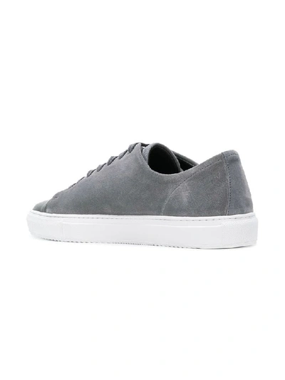 Shop Axel Arigato Men's Grey Suede Sneakers