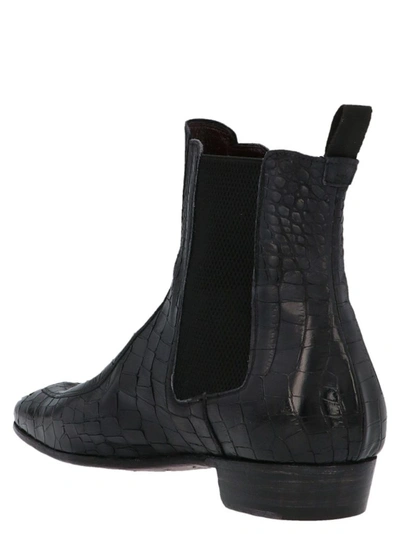 Shop Lidfort Men's Black Ankle Boots