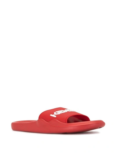 Shop Kenzo Men's Red Pvc Sandals