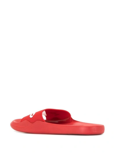 Shop Kenzo Men's Red Pvc Sandals