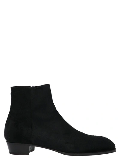 Shop Lidfort Men's Black Ankle Boots