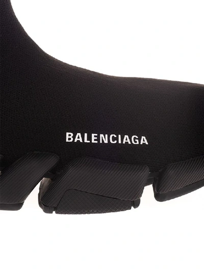 Shop Balenciaga Men's Black Polyester Sneakers