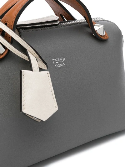 Shop Fendi Women's Grey Leather Handbag