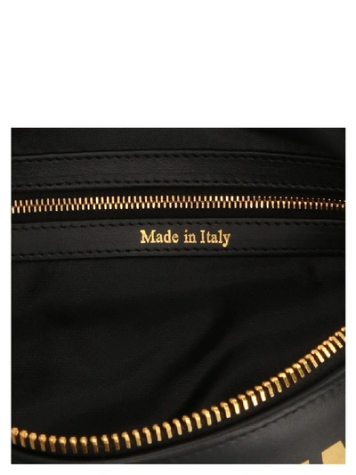 Shop Moschino Women's Black Leather Belt Bag