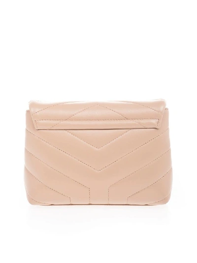 Shop Saint Laurent Women's Pink Leather Shoulder Bag
