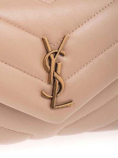 Shop Saint Laurent Women's Pink Leather Shoulder Bag