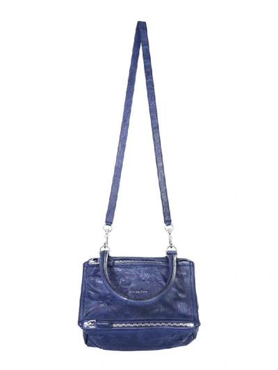 Shop Givenchy Women's Blue Leather Shoulder Bag