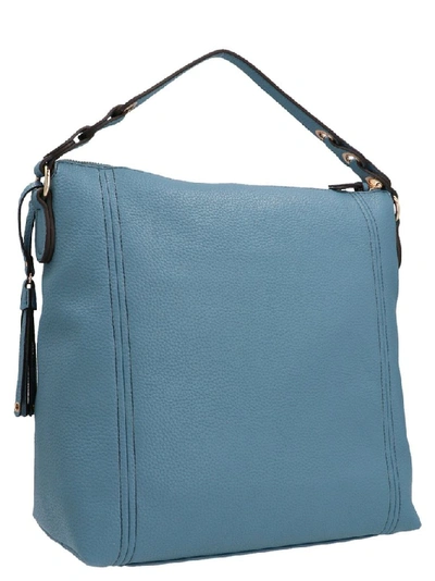Shop Liu •jo Liu Jo Women's Light Blue Shoulder Bag