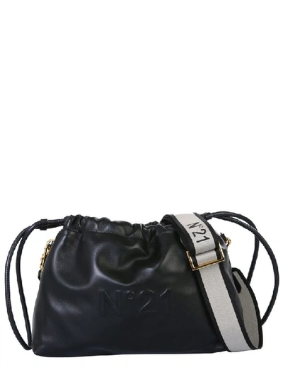 Shop N°21 Women's Black Polyurethane Shoulder Bag