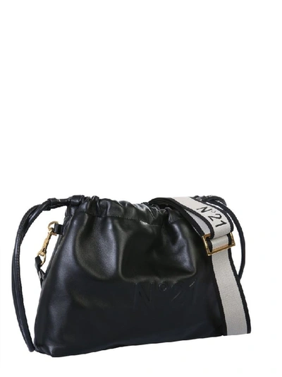 Shop N°21 Women's Black Polyurethane Shoulder Bag