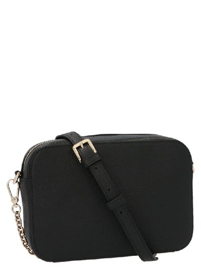 Shop Furla Women's Black Leather Shoulder Bag