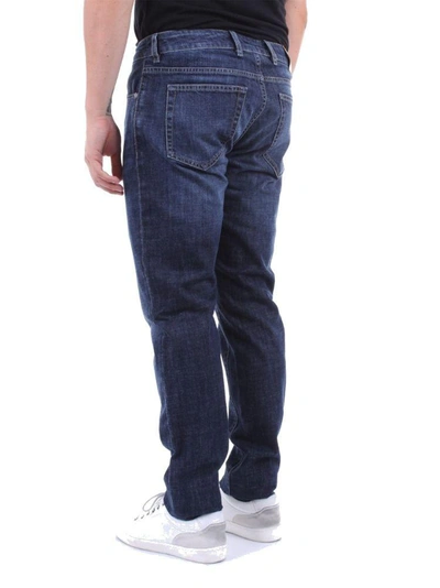 Shop Pt01 Men's Blue Cotton Jeans