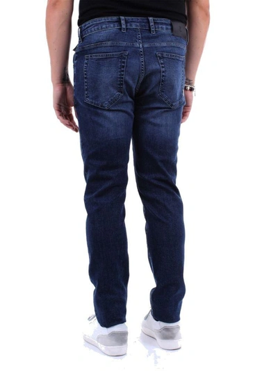 Shop Pt01 Men's Blue Cotton Jeans