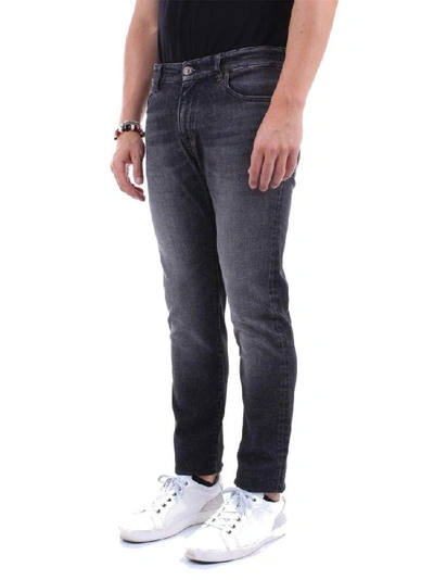 Shop Pt01 Men's Black Cotton Jeans