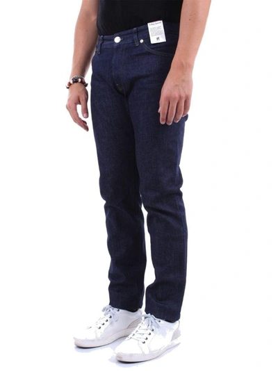 Shop Pt01 Men's Blue Cotton Jeans