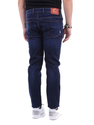 Shop Pt01 Men's Blue Cotton Jeans