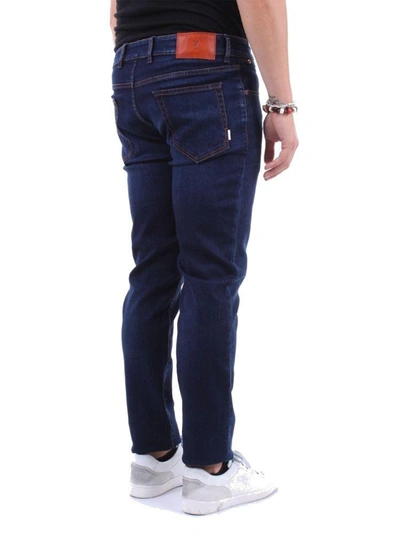 Shop Pt01 Men's Blue Cotton Jeans