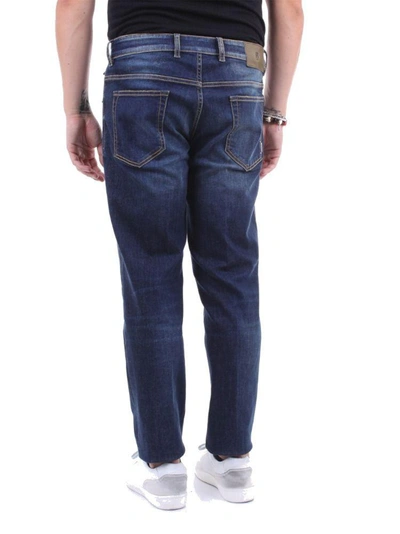 Shop Pt01 Men's Blue Cotton Jeans