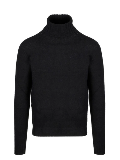 Shop Palm Angels Men's Black Wool Sweater