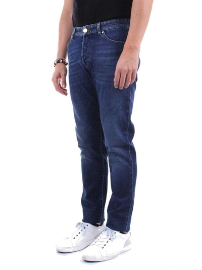 Shop Pt01 Men's Blue Cotton Jeans