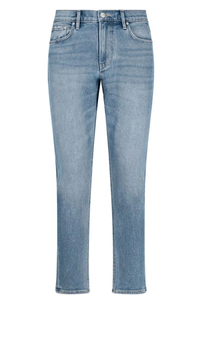 Shop Burberry Men's Blue Cotton Jeans