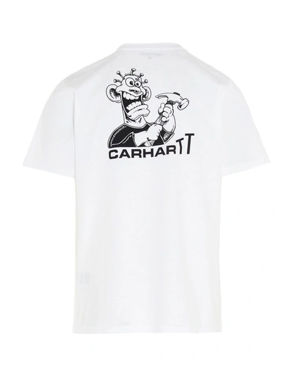 Shop Carhartt Men's White Cotton T-shirt