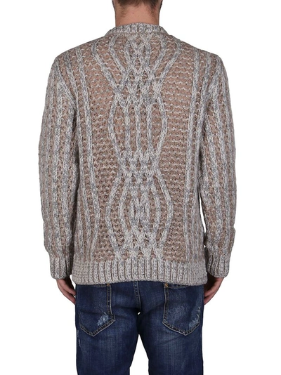 Shop Giorgio Armani Men's Beige Cashmere Sweater
