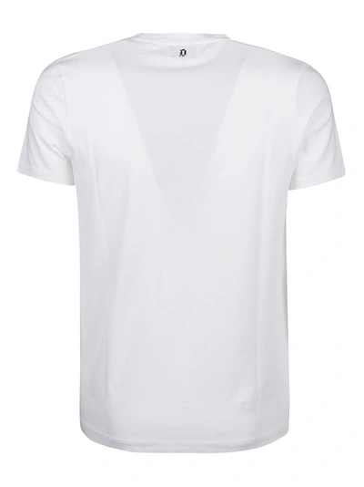 Shop Dondup Men's White Cotton T-shirt