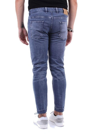 Shop Pt01 Men's Blue Cotton Jeans