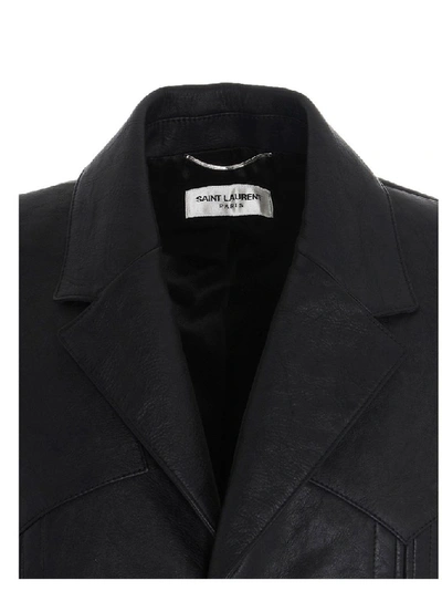 Shop Saint Laurent Men's Black Jacket
