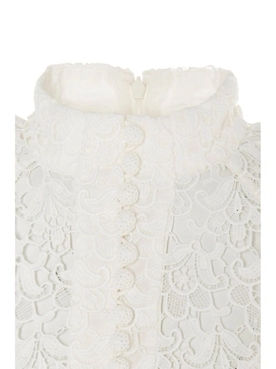 Shop Zimmermann Women's White Cotton Dress