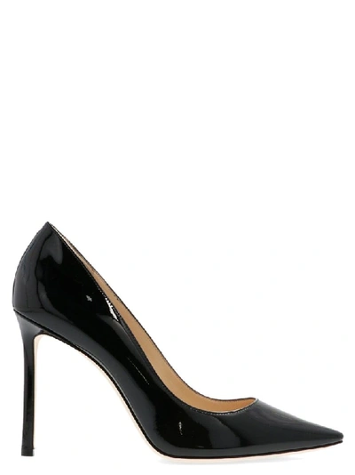 Shop Jimmy Choo Women's Black Leather Pumps