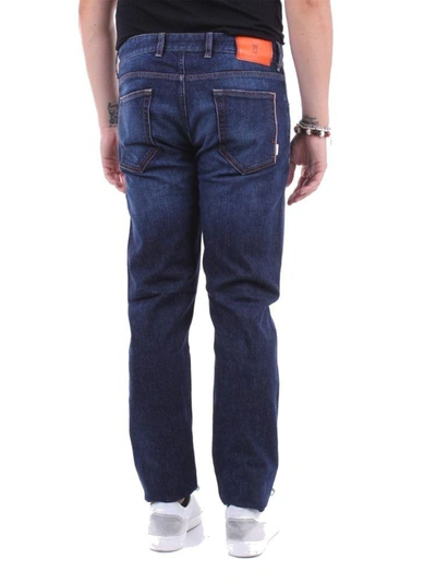 Shop Pt01 Men's Blue Cotton Jeans