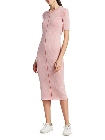 Shop Rag & Bone Elina Knit Sheath Dress In Pink