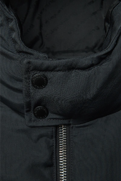 Shop Alexander Wang Puffer Hybrid Jacket In Stay Black