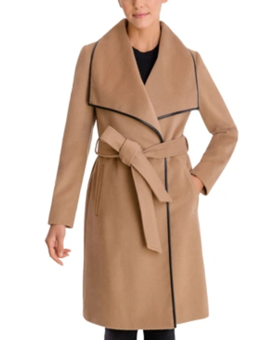 Shop Bcbgeneration Belted Wrap Coat In Camel