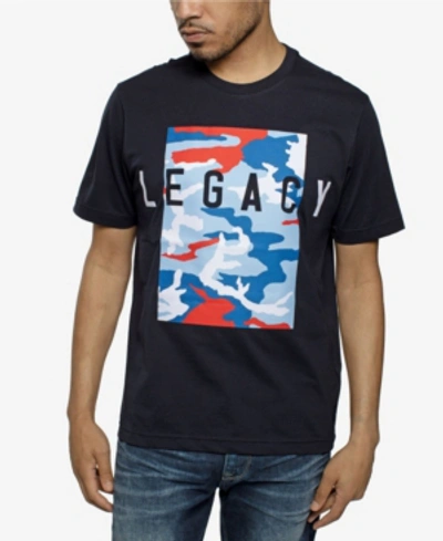 Shop Sean John Men's Legacy Camo Tee In Night Sky