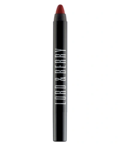 Shop Lord & Berry Matte Crayon Lipstick In Audace - Fuchsia