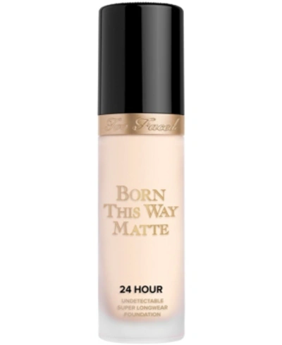 Shop Too Faced Born This Way Matte 24 Hour Foundation In Cloud