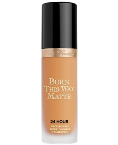 Shop Too Faced Born This Way Matte 24 Hour Foundation In Warm Sand